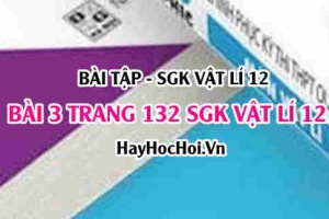 Bài 3 trang 132 SGK Vật Lý 12: Giao thoa ánh sáng, công thức tính khoảng vân giao thoa